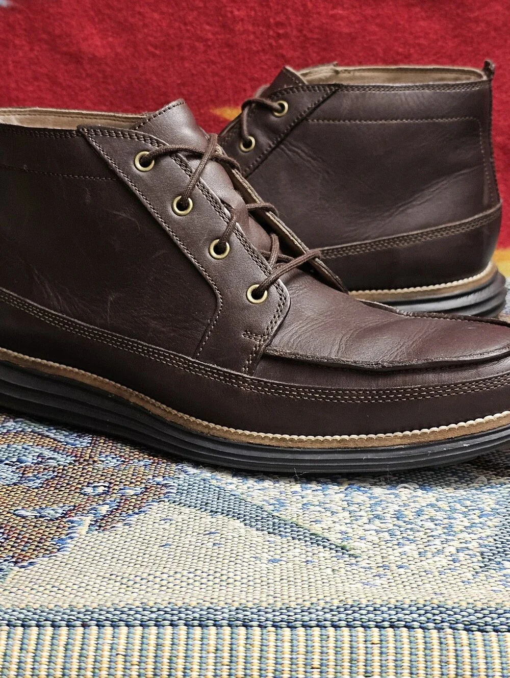 Cole Haan Original Grand Moc Chukka Boots Mens Size 10 Lace  display picture 3